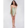 imageEXLURA Womens 2024 2 Piece Pajama Set Sleeveless Top and Shorts Set Loungewear Sleepwear Sets with Pockets Summer Pjs SetsLight Green