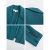 imageEXLURA Womens Professional Business Lightweight Blazer Dress Suit Sets 2 Piece Work Office Fashion OutfitsBlue
