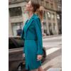 imageEXLURA Womens Professional Business Lightweight Blazer Dress Suit Sets 2 Piece Work Office Fashion OutfitsBlue