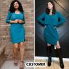 imageEXLURA Womens Professional Business Lightweight Blazer Dress Suit Sets 2 Piece Work Office Fashion OutfitsBlue
