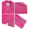 imageEXLURA Womens Professional Business Lightweight Blazer Dress Suit Sets 2 Piece Work Office Fashion OutfitsHot Pink