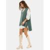 imageEXLURA Womens Oversized Sweater Vest Knit V Neck Tunic Casual Sleeveless Long Pullover Tank Tops Winter Spring Trendy 2025Green