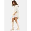 imageEXLURA Womens Oversized Sweater Vest Knit V Neck Tunic Casual Sleeveless Long Pullover Tank Tops Winter Spring Trendy 2025White