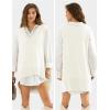 imageEXLURA Womens Oversized Sweater Vest Knit V Neck Tunic Casual Sleeveless Long Pullover Tank Tops Winter Spring Trendy 2025White