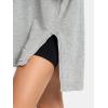 imageEXLURA Womens Summer Oversized T Shirts 2025 Casual Short Sleeve Loose Maternity Tops Crewneck Tunic Plus Gym Workout TopLight Grey