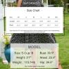 imageEXLURA Womens High Waist Polka Dot Pleated Skirt Midi Swing Skirt with PocketsBlack Floral Daisy