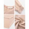 imageEXLURA Womens Spring Oversized V Neck Tunic Tops 2025 Casual Long Sleeve Shirts Lightweight Soft Sweater Curved Hem T ShirtsApricot