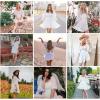 imageEXLURA Womens Lantern Sleeve Tie Back Summer Dress Ruffled Off Shoulder ALine Vintage Mini DressWhite