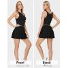 imageEXLURA Womens Mini Pleated Skirts High Waist Stretchy School Girl Outfit A Line Golf Tennis Skirt Skort Lining Shorts 2024Black