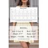 imageEXLURA Womens 2025 Summer Casual Square Neck Dresses Ruffle Short Sleeve Swiss Dot Flowy Mini DressBeige