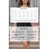 imageEXLURA Womens 2025 Summer Casual Square Neck Dresses Ruffle Short Sleeve Swiss Dot Flowy Mini DressBlack