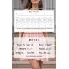 imageEXLURA Womens 2025 Summer Casual Square Neck Dresses Ruffle Short Sleeve Swiss Dot Flowy Mini DressLight Pink