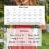 imageEXLURA Womens 2025 Summer Short Puff Sleeve Casual Short Mini Dresses Tie Back Square Neck ALine SundressOrange Red