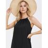 imageEXLURA Womens 2024 Summer Casual Sleeveless Beach Maxi Dress Plus Size Flowy Long Dress with Pockets Vacation OutfitBlack