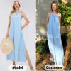 imageEXLURA Womens 2024 Summer Casual Sleeveless Beach Maxi Dress Plus Size Flowy Long Dress with Pockets Vacation OutfitBlue
