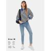 imageEXLURA Womens Oversized Sweatshirt for Women 2024 Fall Button Striped Long Sleeve Shirts Hoodies Preppy Top Y2K OutfitsBlack White