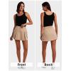 imageEXLURA Womens Mini Cargo Skirt 2024 High Waisted Activewear Skort Summer Y2K Skirt Shorts with Flap Pockets