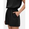 imageEXLURA Womens Summer 2 Piece Sets Sleeveless V Neck Knotted Tank Tops Shorts Matching Sets Vacation Cruise Beach Outfits 2025Black