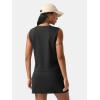 imageEXLURA Womens Summer 2 Piece Short Skirt Sets Sleeveless Top and Tennis Skorts Dressy Cotton Matching Sweatsuits Outfits 2025Black