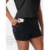 imageEXLURA Womens Summer 2 Piece Short Skirt Sets Sleeveless Top and Tennis Skorts Dressy Cotton Matching Sweatsuits Outfits 2025Black