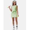 imageEXLURA Womens Summer 2 Piece Short Skirt Sets Sleeveless Top and Tennis Skorts Dressy Cotton Matching Sweatsuits Outfits 2025Mint Green