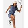 imageEXLURA Womens Summer 2 Piece Short Skirt Sets Sleeveless Top and Tennis Skorts Dressy Cotton Matching Sweatsuits Outfits 2025Navy Blue