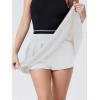 imageEXLURA Womens Mini Pleated Skirts High Waist Stretchy School Girl Outfit A Line Golf Tennis Skirt Skort Lining Shorts 2024