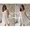 imageEXLURA Womens Summer Square Neck Sleeveless Casual Boho Ruffle Dress 2025 Backless Beach Teen Sundresses with PocketsWhite