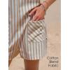 imageEXLURA Womens Summer Casual Sleeveless Romper Dress Loose Cotton Striped Shorts Overalls Jumpsuit Vacation Beach Outfits 2025Yellow