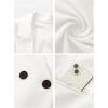 imageEXLURA Womens Business Casual Blazers Lightweight Long Sleeve Knit Lapel Loose Fit Work Office Suit Jackets with Pocket 2025White