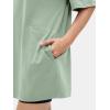 imageEXLURA Womens Summer Short Sleeve T Shirt Dress Casual Crewneck Resort Wear Tops Sundress Vacation Cruise Beach Outfits 2025Blue Green
