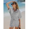 imageEXLURA Womens Summer 2 Piece Sets Casual Short Sleeve Striped Shirts Shorts Matching Sets Vacation Cruise Beach Outfits 2025Black