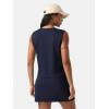 imageEXLURA Womens Summer 2 Piece Short Skirt Sets Sleeveless Top and Tennis Skorts Dressy Cotton Matching Sweatsuits Outfits 2025Dark Blue
