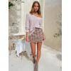 imageEXLURA Womens Oversized Pullover Sweaters Long Sleeve V Neck Knit Loose Off The Shoulder Sweater Tops Fall Winter Trendy 2025Light Khaki