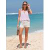 imageEXLURA Womens Summer Tank Top Business Casual V Neck Knotted Sleeveless Blouses Fashion Trendy Dressy Work Shirt Outfits 2025Purple