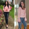 imageEXLURA Women Cropped Cardigan Sweaters Fall Flare Sleeve Button Cardigans Ruffled Hem Cute Sweater Casual Soft Stretchy TopsLight Pink