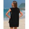 imageEXLURA Womens Oversized Sweater Vest Knit V Neck Tunic Casual Sleeveless Long Pullover Tank Tops Fall Winter Trendy 2025Black