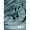 imageEXLURA Womens Barrel Sweatpants Fleece Lined Baggy Drawstring Pants Fall Winter Outfits Athletic Joggers with Pockets 2025Grey Blue