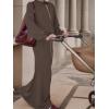 imageEXLURA Women 2 Piece Skirt Sets Fall Long Sleeve Hoodies Matching Long Dress Sweatsuits Lounge Set Travel Outfits Winter 2025Coffee