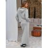 imageEXLURA Women 2 Piece Skirt Sets Fall Long Sleeve Hoodies Matching Long Dress Sweatsuits Lounge Set Travel Outfits Winter 2025Grey