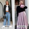 imageEXLURA Womens 2025 Knit Cardigan Sweaters Early Fall Fashion Long Sleeve Open Front Button Down Trendy Casual Cropped JacketBlack