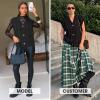 imageEXLURA Womens Fall Fashion Sweaters Vest Tops Sleeveless Button Down V Neck Chunky Cable Knit Cardigan Trendy Outfits 2025Black