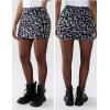 imageEXLURA Womens Leopard Print Mini Skirt High Waist Sexy Cheetah Skirts Trendy Pencil Bodycon Short Skirts Concert Outfit 2025Grey Leopard