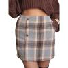Grey Brown Plaid