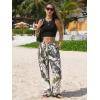 image:imageEXLURA Womens 100 Cotton Camo Pants High Waisted Straight Leg Baggy Denim Trousers Y2K Trendy Casual Forest Camo Cargo JeansWhite Camo