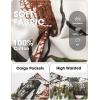 image:imageEXLURA Womens 100 Cotton Camo Pants High Waisted Straight Leg Baggy Denim Trousers Y2K Trendy Casual Forest Camo Cargo JeansWhite Camo