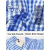 image:imageEXLURA Womens Cotton Boxer Shorts Faux Linen Gingham Shorts Summer High Waist Plaid Y2K Beach Bottoms Vacation Outfits 2026Blue White Plaid
