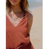 image:imageEXLURA Womens Summer 2 Piece Sets Sleeveless V Neck Knotted Tank Tops Shorts Matching Sets Vacation Cruise Beach Outfits 2026Caramel