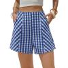 Blue White Plaid