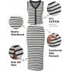 image:imageEXLURA Womens Cotton 2 Piece Skirt Set V Neck Faux Button Tank Tops Matching High Waist Midi Skirt Pockets Vacation OutfitsWhite Black